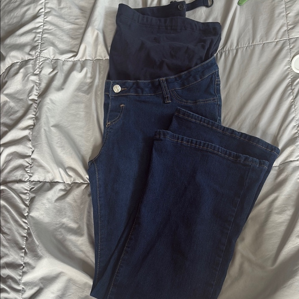 Dark Blue Denim Jeans